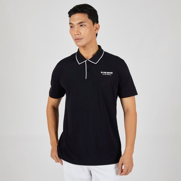 Áo Polo le coq sportif nam QP223TTS51-BLK0