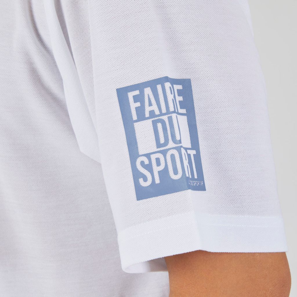 Áo Polo le coq sportif nam QMMXJA96AV-WH
