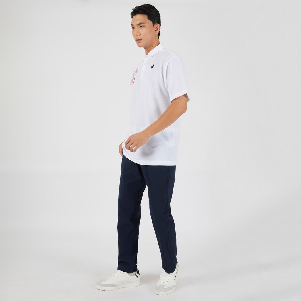 Áo Polo le coq sportif nam QMMXJA95AV-WH