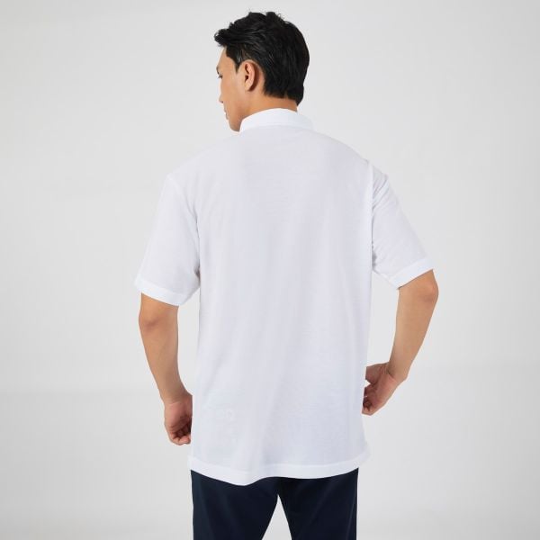  Áo Polo le coq sportif nam QMMXJA95AV-WH 