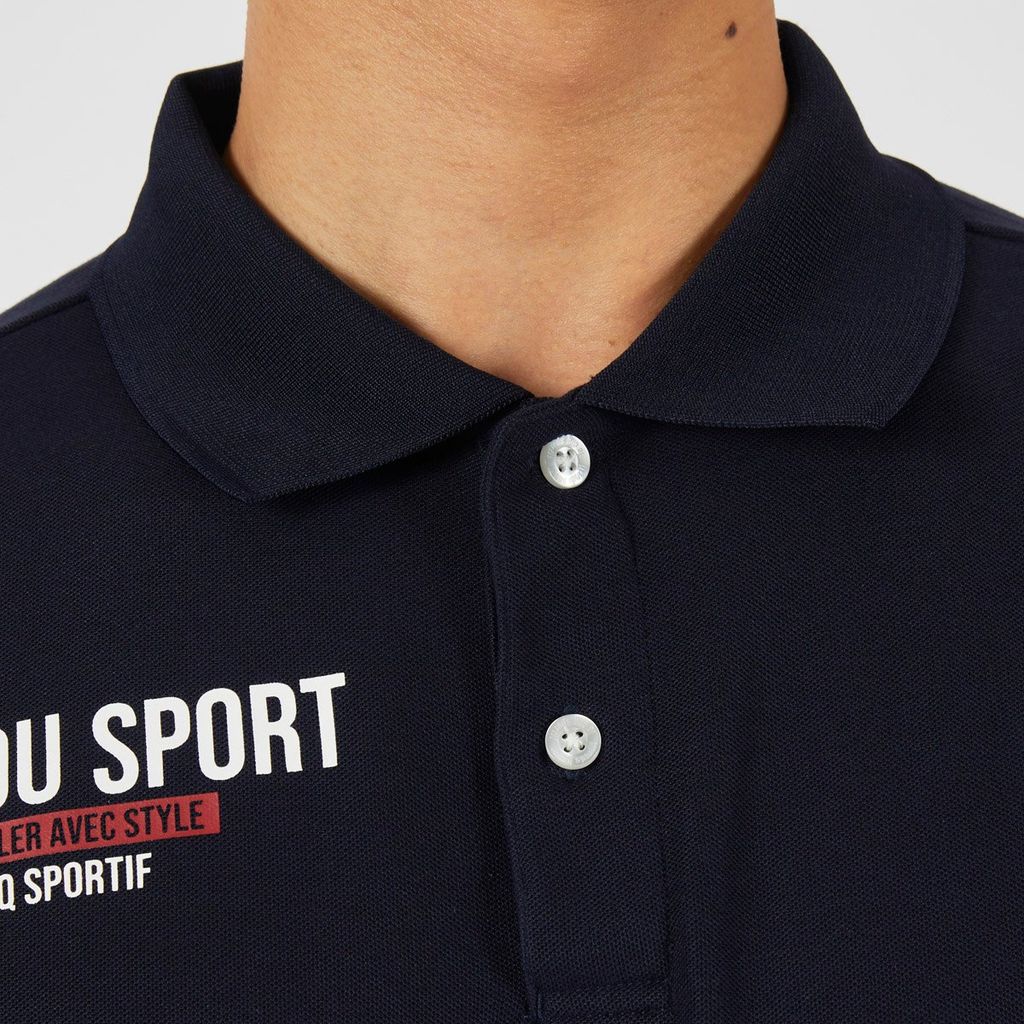 Áo Polo le coq sportif nam QMMXJA96AV-NV