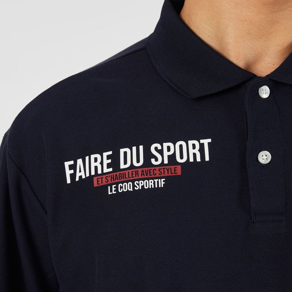Áo Polo le coq sportif nam QMMXJA96AV-NV