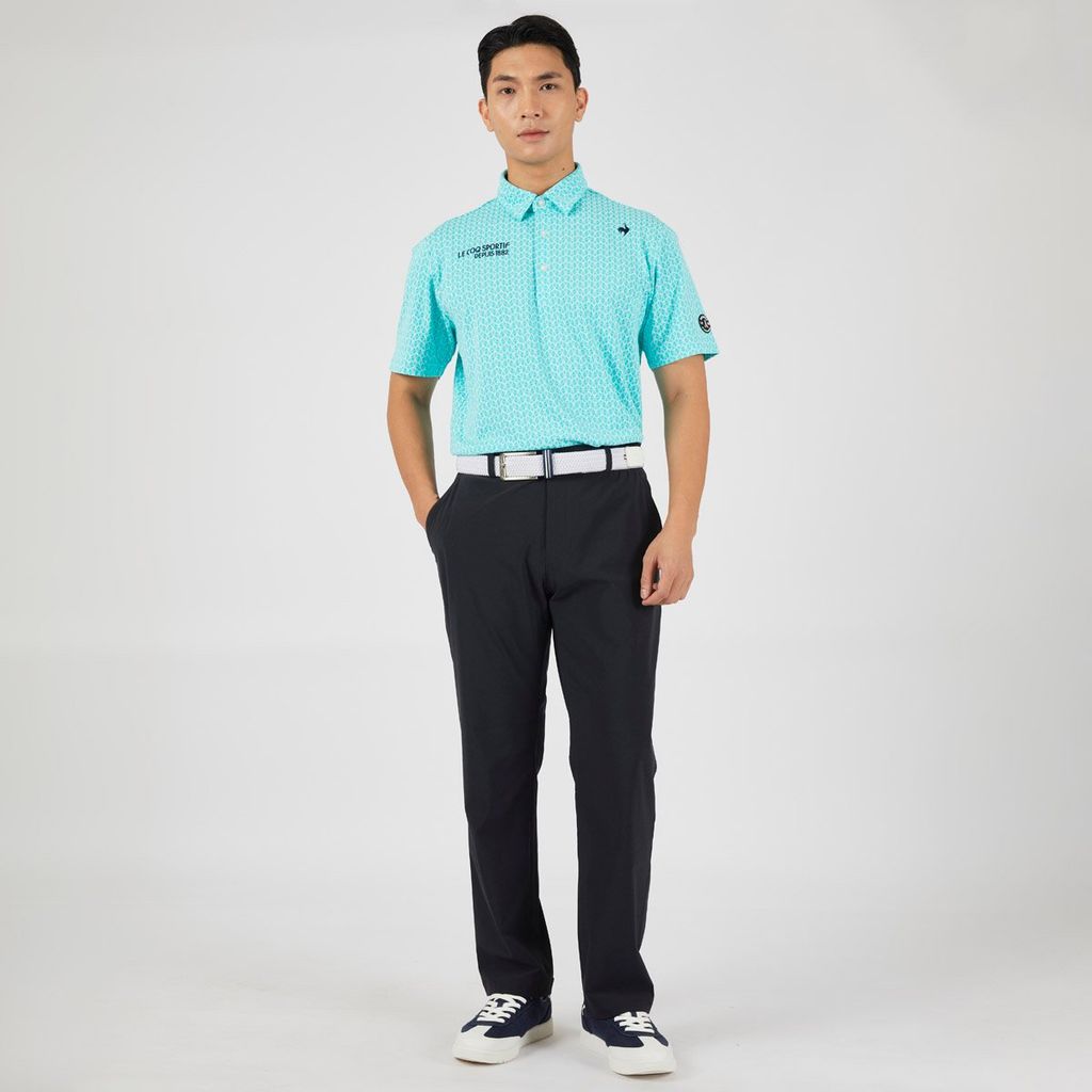 Áo Polo le coq golf nam QGMXJA07V-GR00