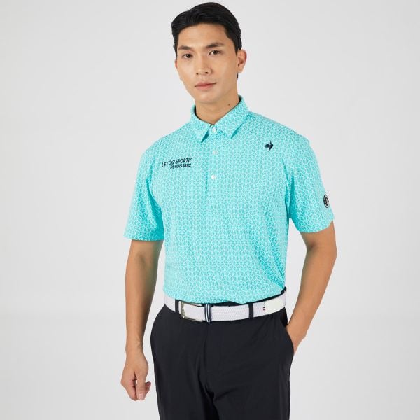  Áo Polo le coq golf nam QGMXJA07V-GR00 