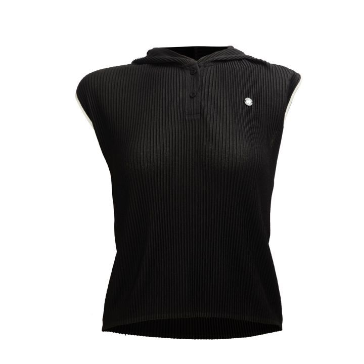 Áo sát nách le coq golf Nữ GP222LSL54-BLCK