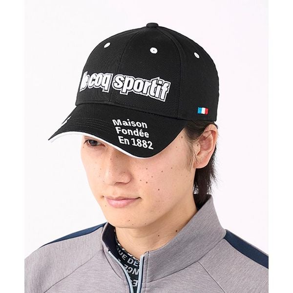  Mũ lưỡi trai le coq golf nam - QGBVJC00V-BK00 