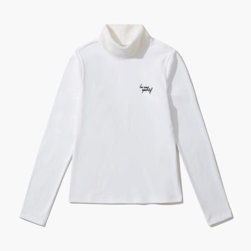 Áo dài tay cổ 3P le coq golf Nữ GO422LILO1-WHTE