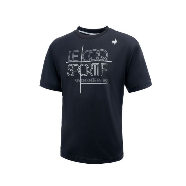 Áo T-Shirt le coq sportif Nam LT5SHT03MV-BK00 