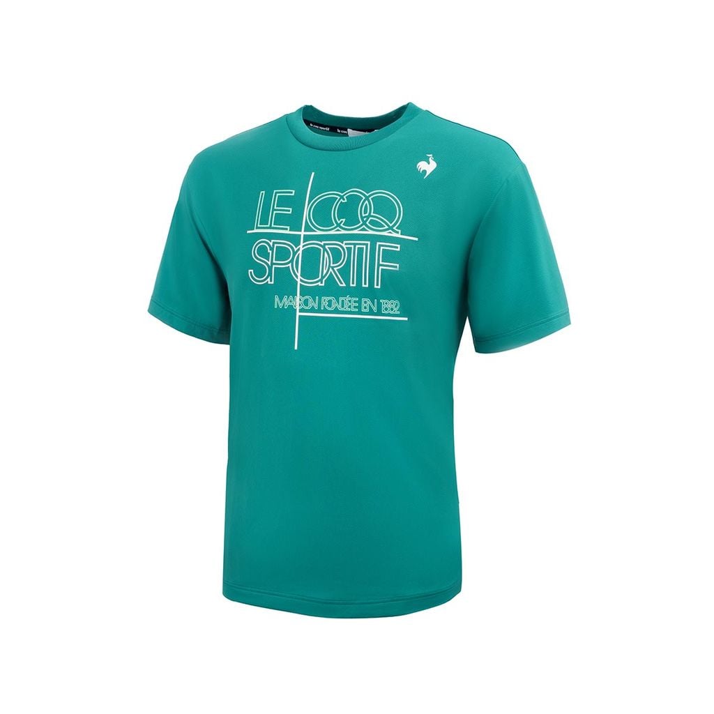 ao-thun-nam-le-coq-sportif-xanh-lt5sht03mv-green