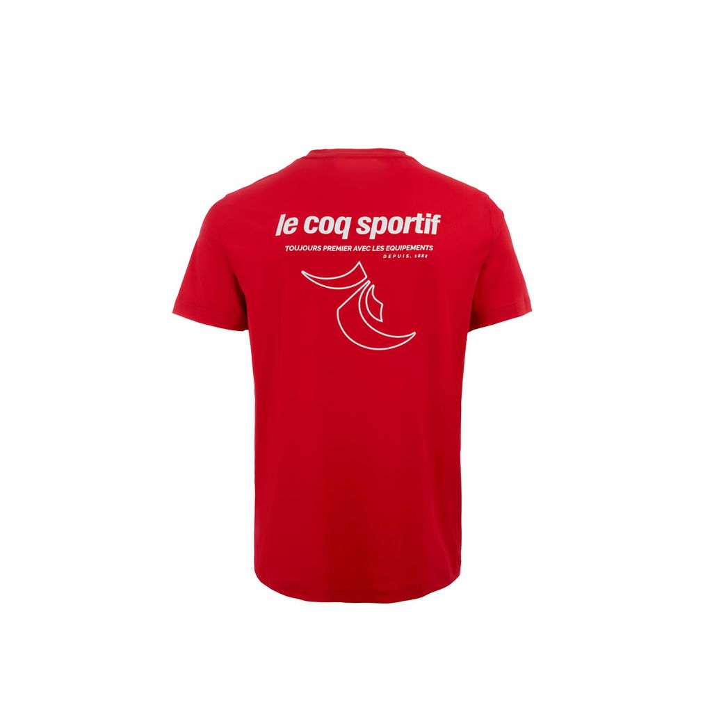 Áo T-shirt le coq sportif Nam QQ123ERS31-RED0
