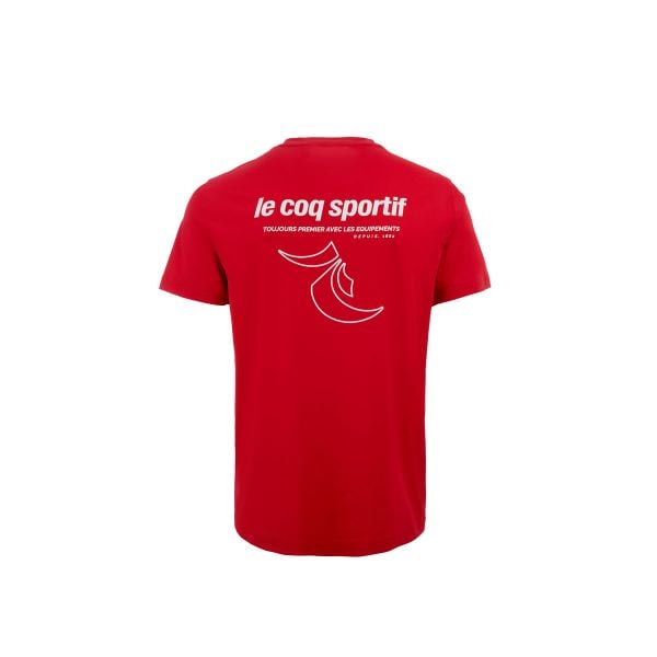  Áo T-Shirt le coq sportif Nam QQ123ERS31-RED0 