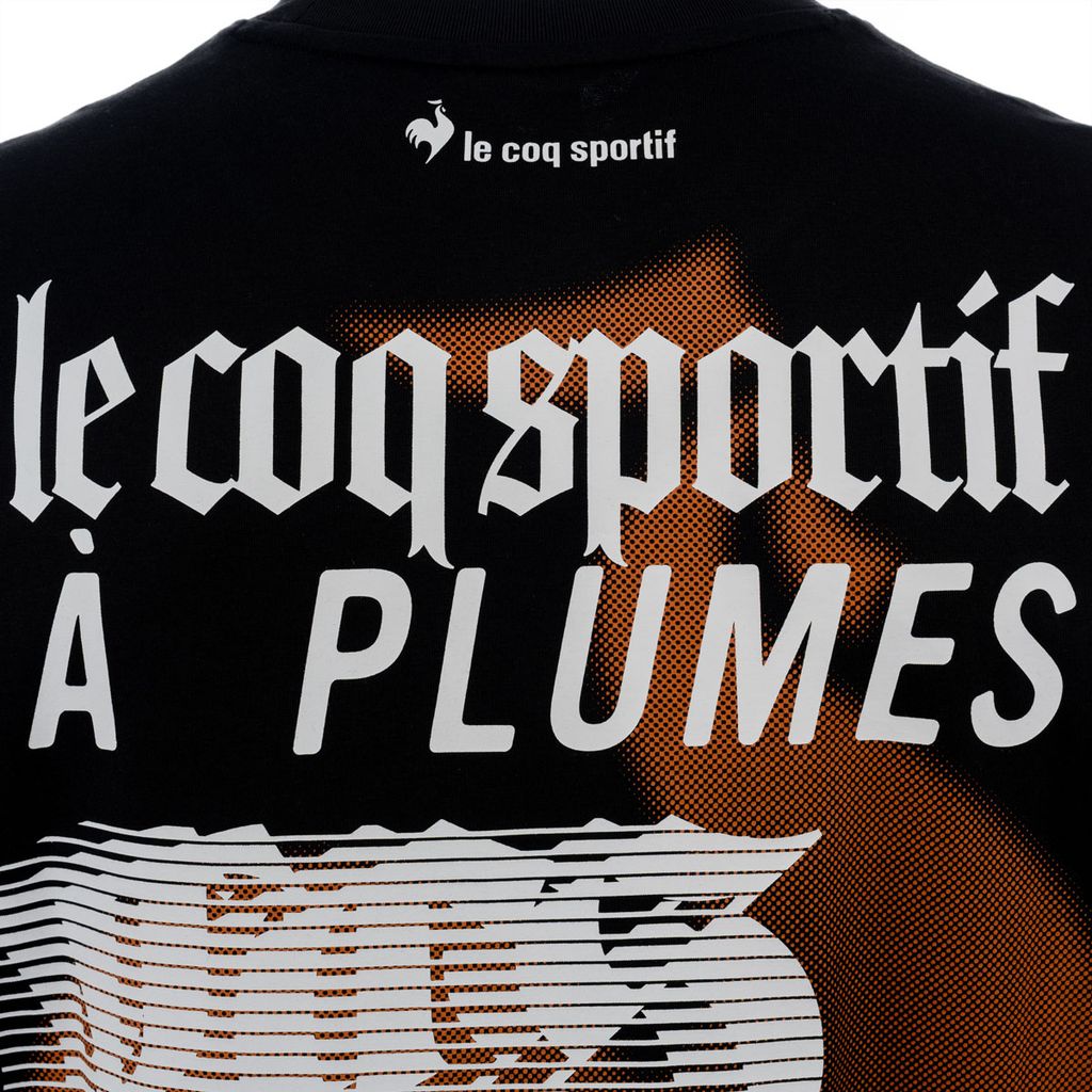Áo T-shirt le coq sportif Nam QQ123LRS23-BLK0