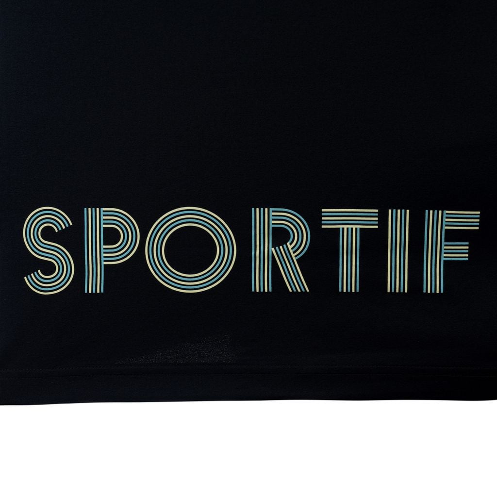 Áo T-shirt le coq sportif Nam QQ223LRS43-BLK0