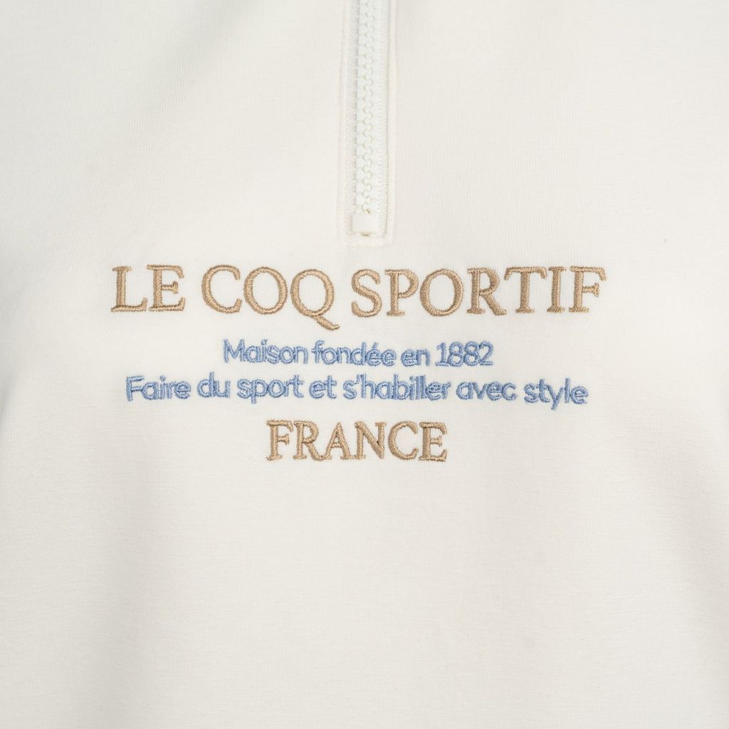 Áo nỉ nữ Le Coq Sportif LT5SSW40LV-WH01 chất liệu cotton mềm mại chống UV