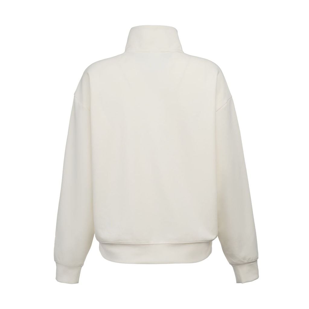 Áo nỉ Le Coq Sportif nữ LT5SSW40LV-WH01 thiết kế nửa khóa thanh lịch