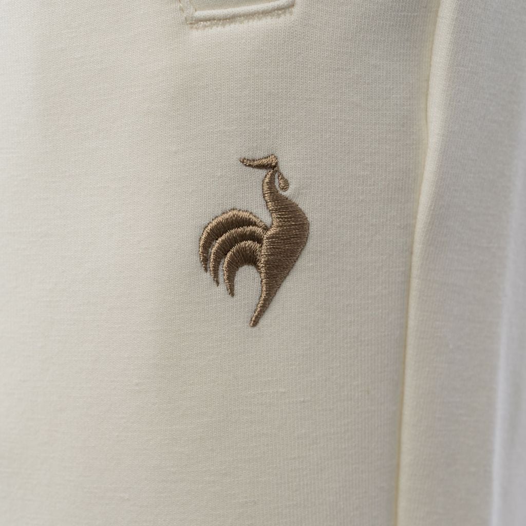 Quần dài nữ Le Coq Sportif LT5SPZ40LV-WH01 thiết kế cảm hứng quần vợt