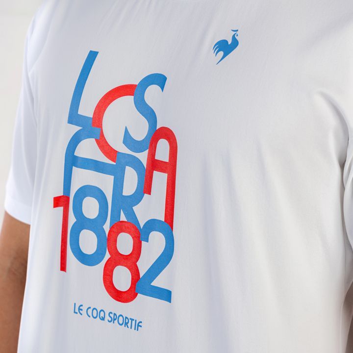 Áo T-shirt le coq sportif Nam QTMXJA05V-WH