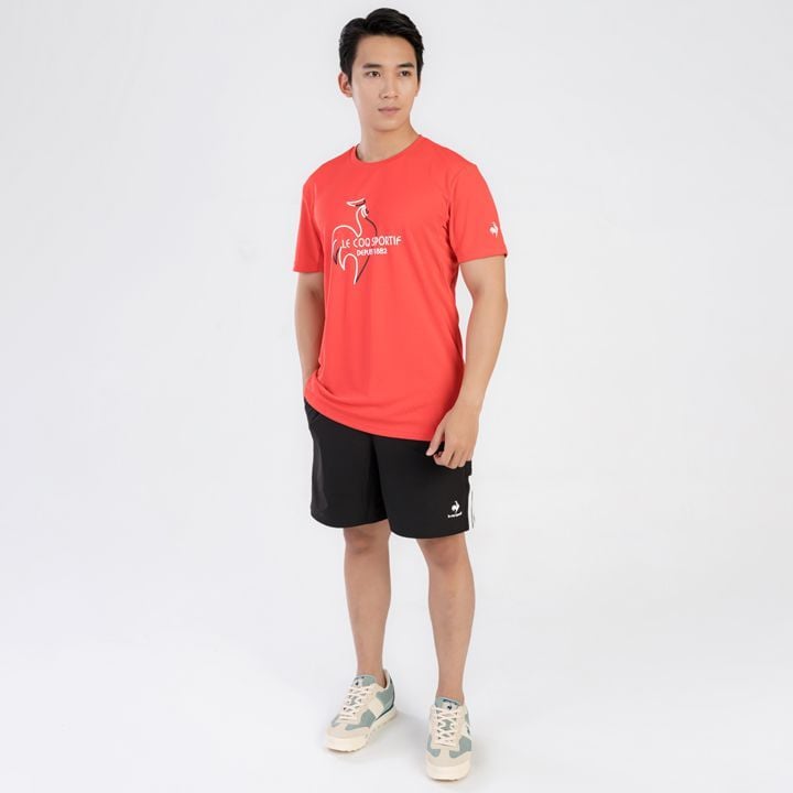 Áo T-shirt le coq sportif Nam QTMXJA07V-RD