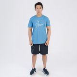  Áo T-Shirt le coq sportif nam - QTMXJA07V-BL 