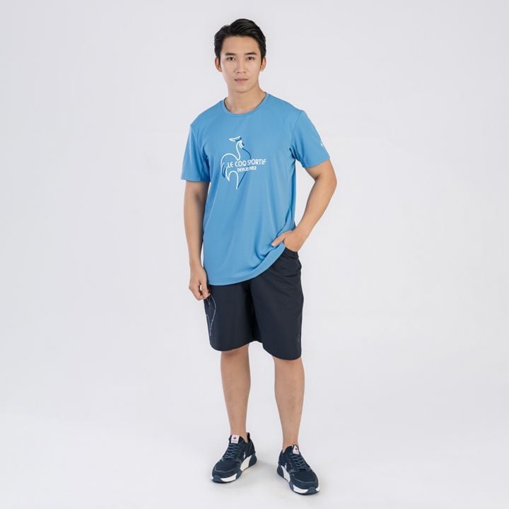 Áo T-shirt le coq sportif Nam QTMXJA07V-BL