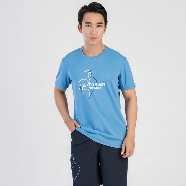 Áo T-shirt le coq sportif Nam QTMXJA07V-BL