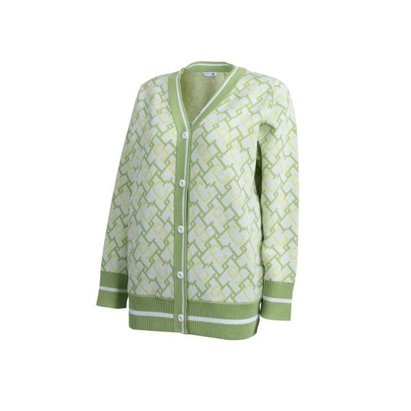 Áo cardigan le coq golf Nữ LG4FSTR0LV-GR00