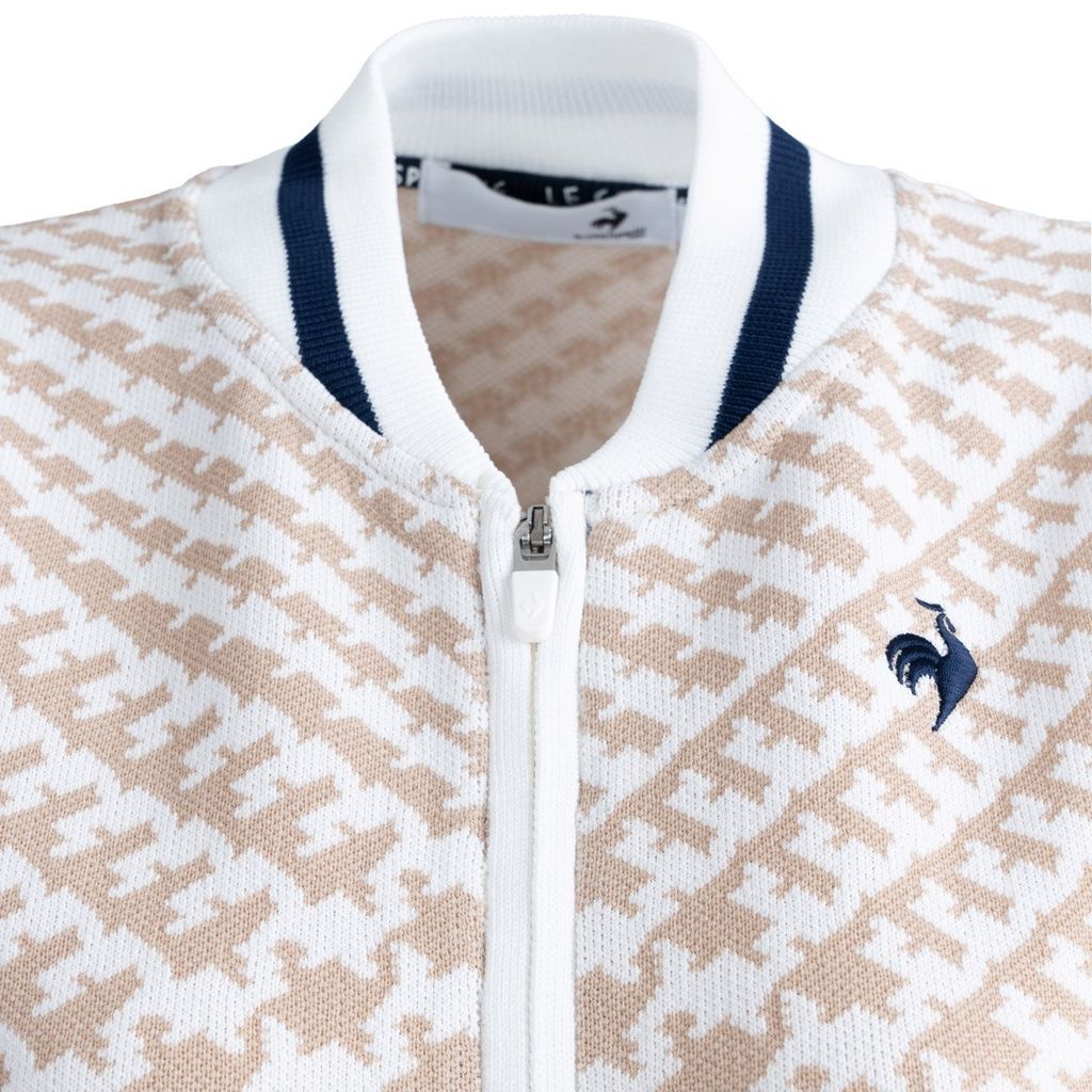 Áo len gile khóa kéo le coq golf Nữ LG4FVE50LV-BG00