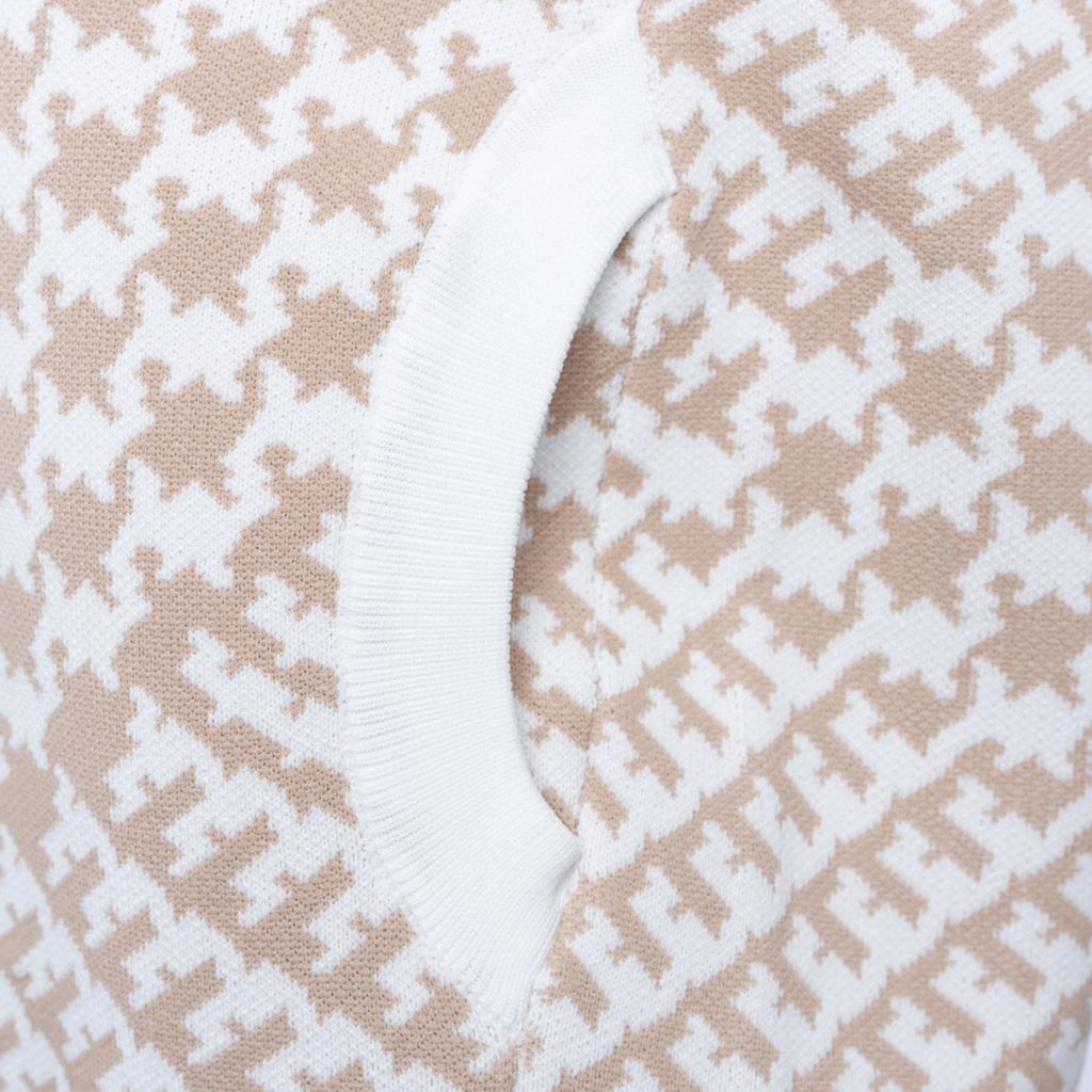 Áo len gile khóa kéo le coq golf Nữ LG4FVE50LV-BG00