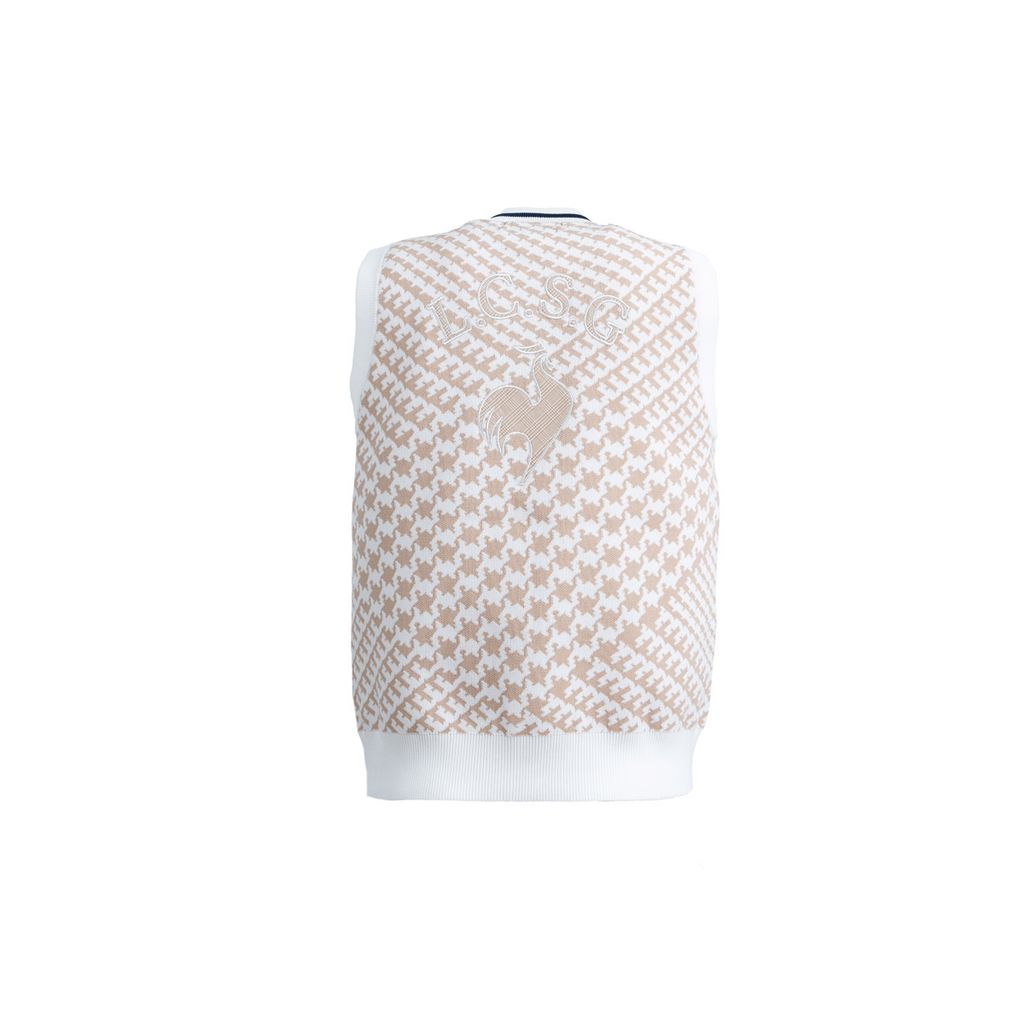 Áo len gile khóa kéo le coq golf Nữ LG4FVE50LV-BG00