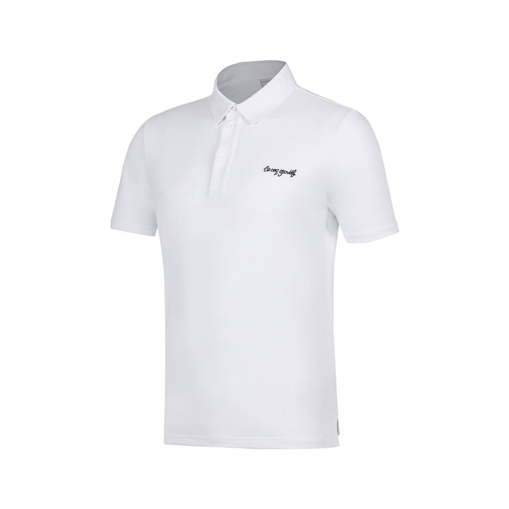 Áo polo le coq golf nam G252MCNGOS02-A04 màu trắng tinh tế