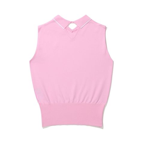 Áo len gile le coq golf Nữ GN222LSL56-PINK