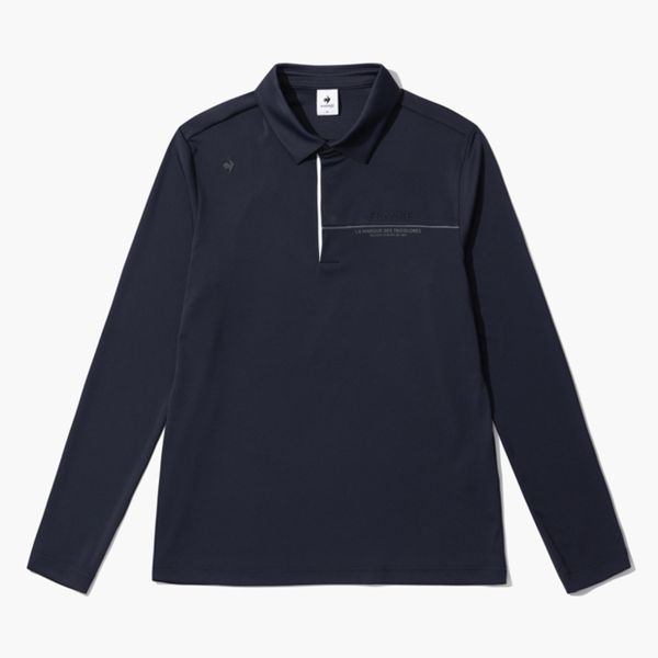  Áo dài tay có cổ le coq golf nam - GO121MTL11-BLCK 