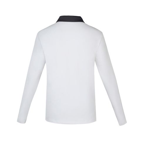 Áo dài tay có cổ le coq golf nam - GP121MTL11-WHTE