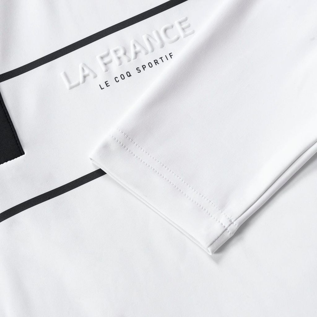 Áo dài tay có cổ le coq golf Nam GP121MTL11-WHTE