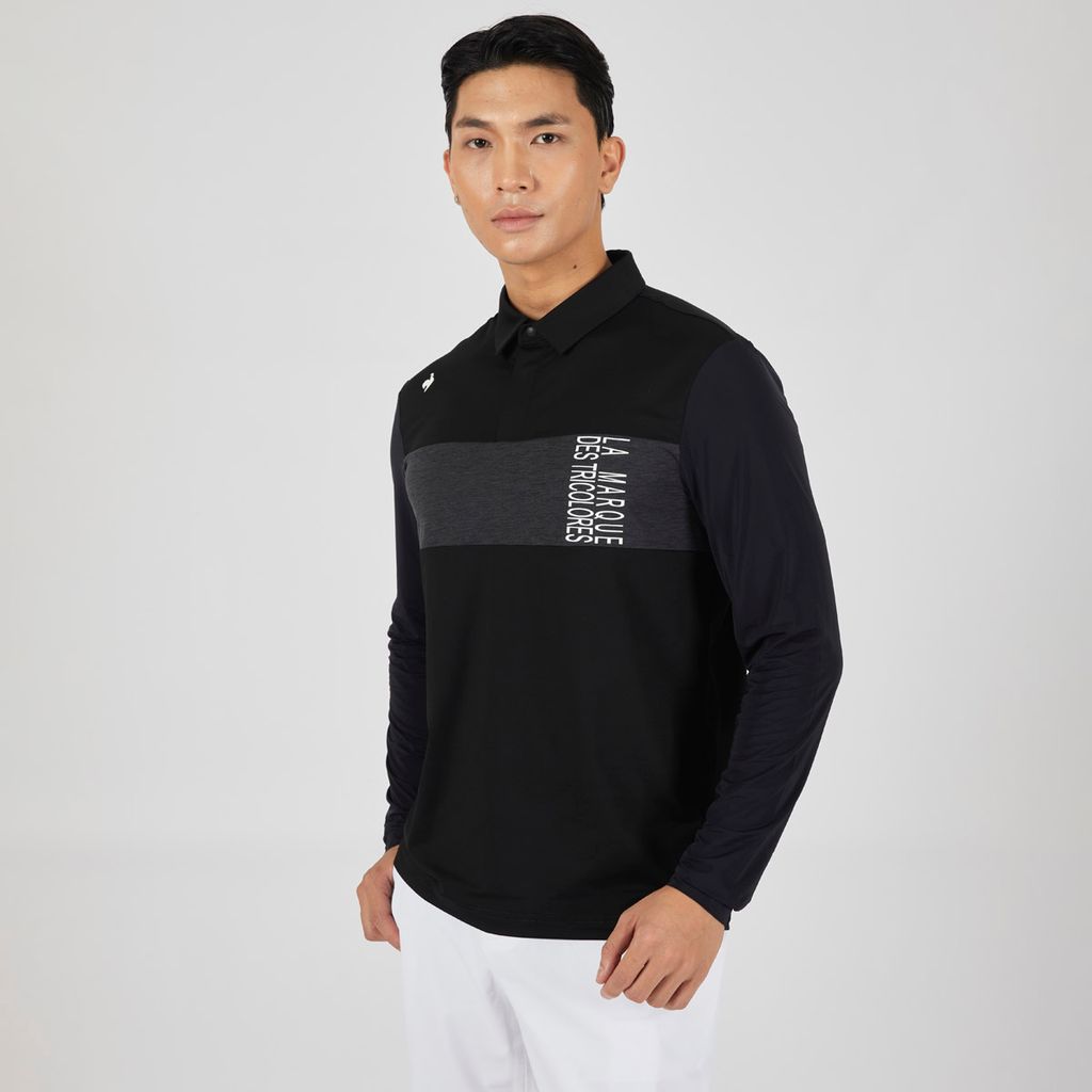 Áo dài tay le coq golf nam GP121MTL34-BLCK
