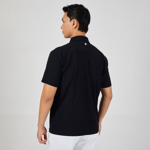 Áo Polo le coq golf nam GP121MTS33-BLCK