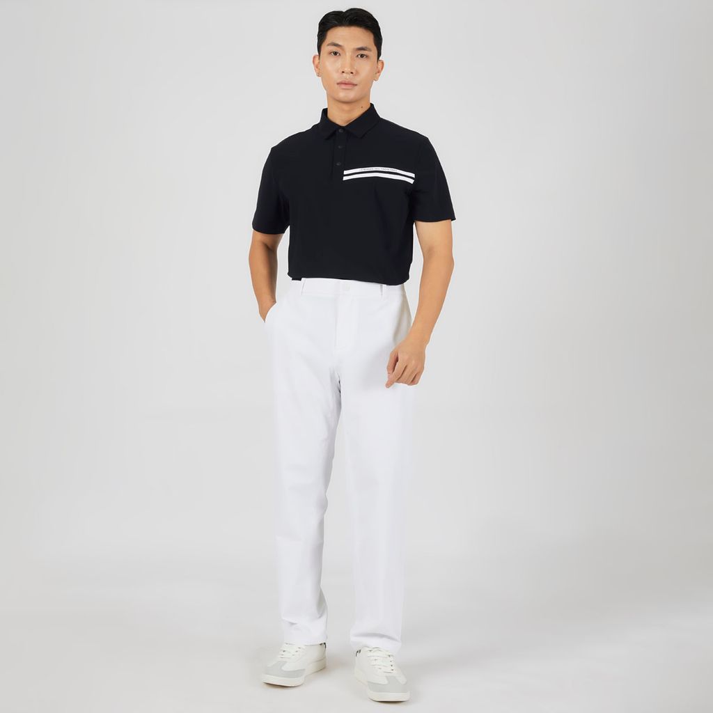 Áo Polo le coq golf nam GP121MTS33-BLCK