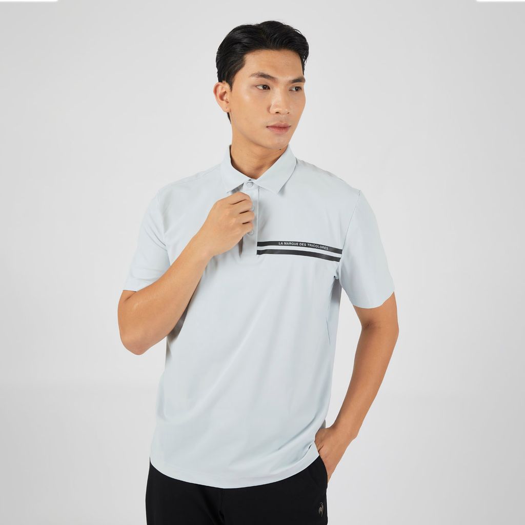 Áo Polo le coq golf Nam GP121MTS33-GREY
