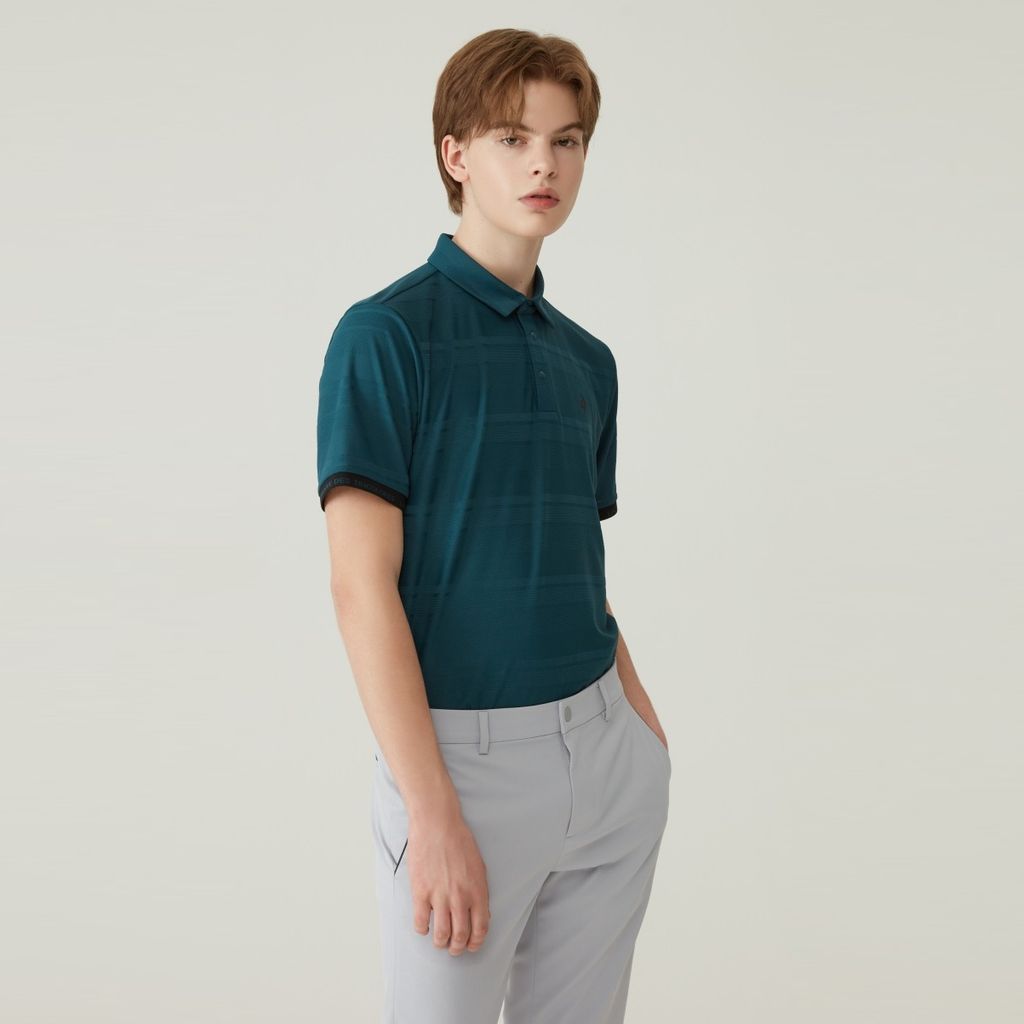 Áo Polo le coq golf nam - GP121MTS34-DGRN