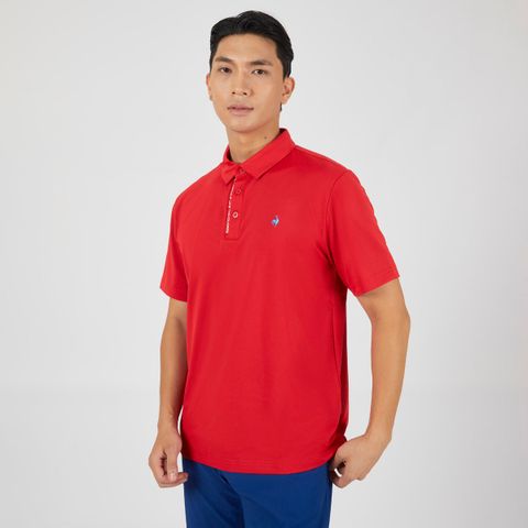 Áo polo thể thao nam Le Coq Sportif GP121MTS35-TRED cổ bẻ tinh tế