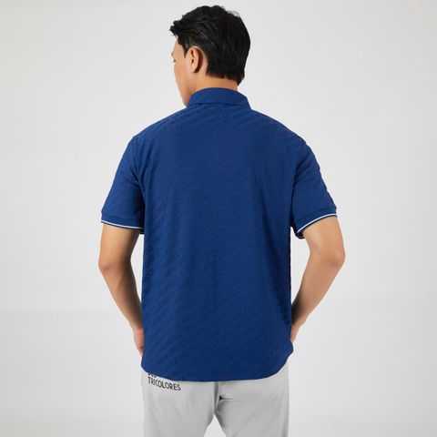 Áo Polo le coq golf nam GP121MTS37-DBLU