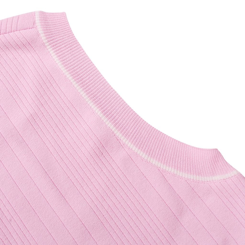 Áo len gile le coq golf Nữ GP122LKV21-PINK