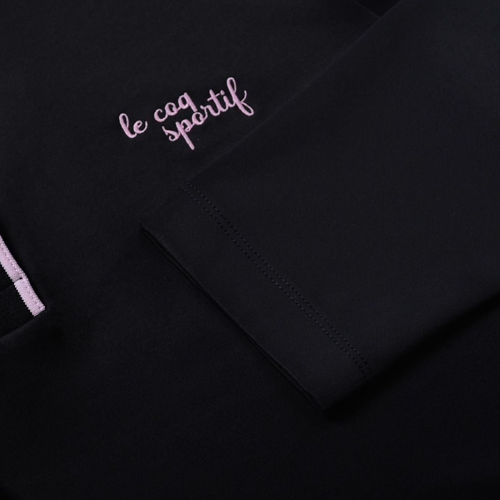 Áo dài tay có cổ le coq golf Nữ GP122LTL12-BLCK