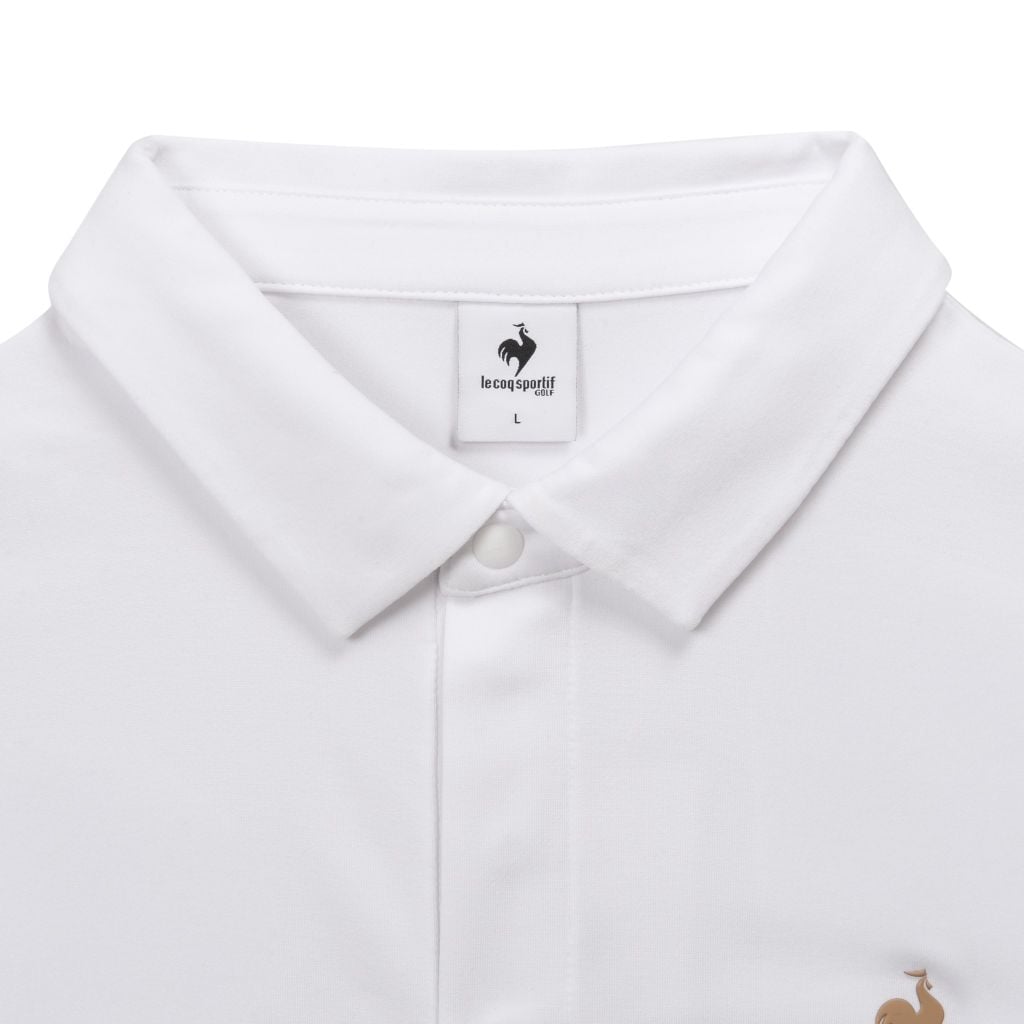 Áo dài tay có cổ le coq golf Nam GP321MTL93-WHTE