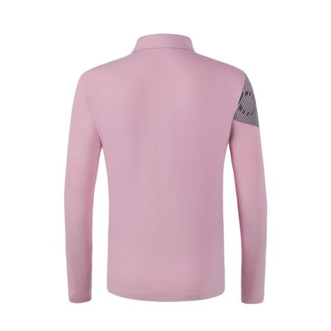 Áo dài tay có cổ le coq golf Nam GP421MTLO1-PINK