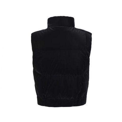 Áo gile le coq golf Nữ GP422LWVO3-BLCK