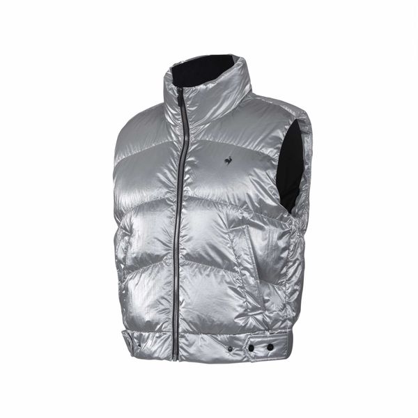 Áo gile le coq golf Nữ GP422LWVO3-SLVR