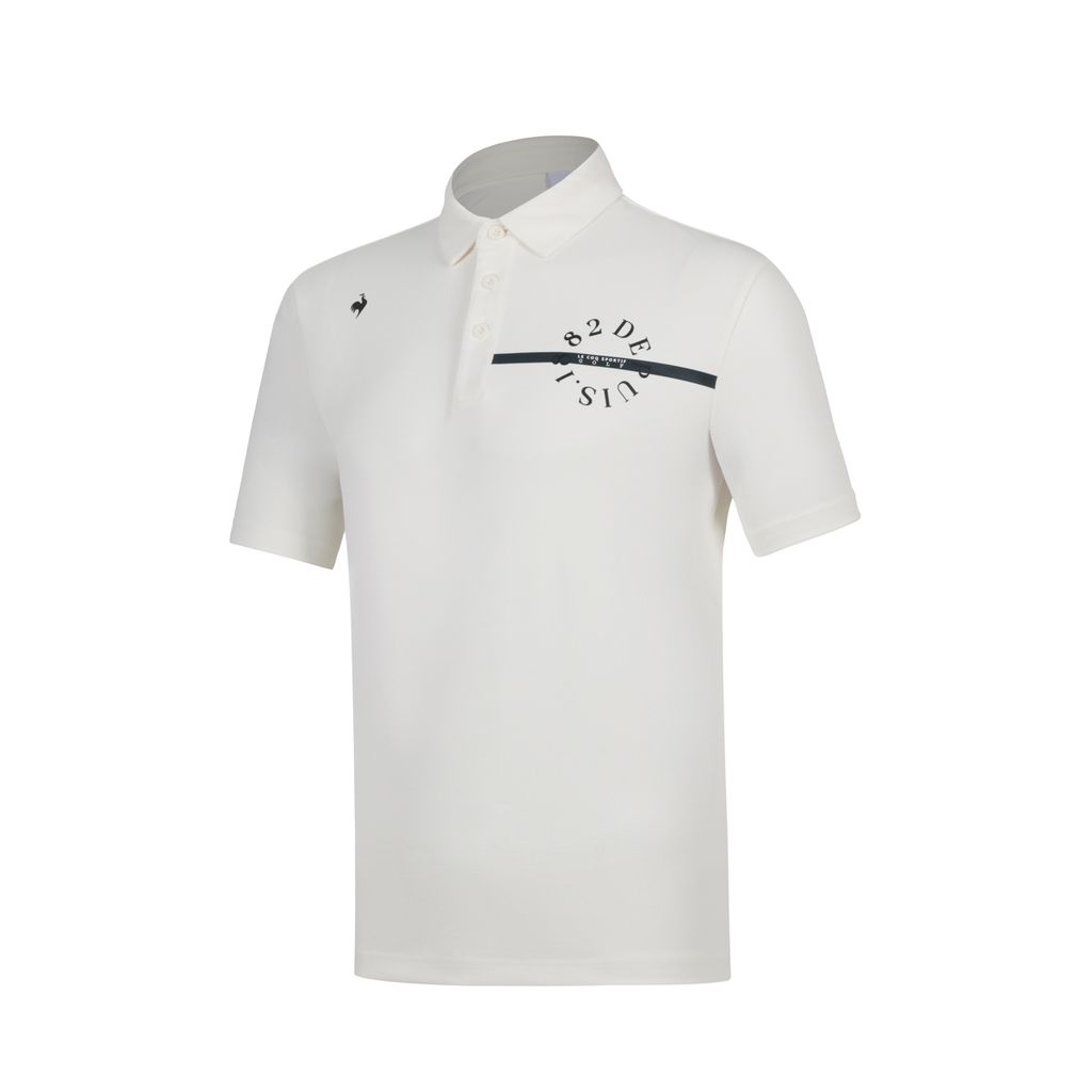 Áo Polo le coq golf Nam GQ121MTS21-WHTE