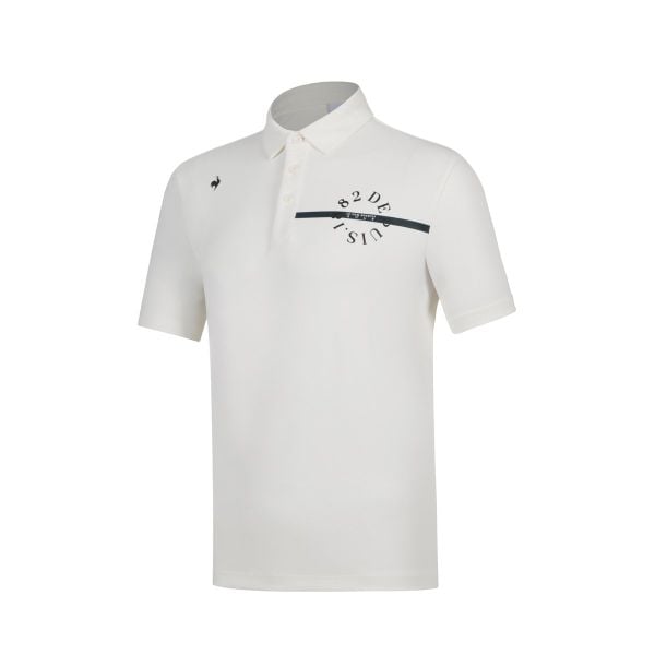  Áo Polo le coq golf Nam GQ121MTS21-WHTE 