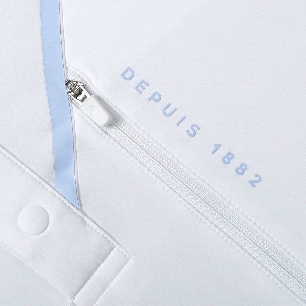 Áo Polo le coq golf Nam GQ121MTS32-WHTE